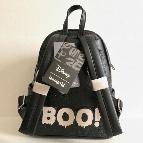 Loungefly Halloween Mickey Spider Backpack Glows in the Dark - Picture 2 of 6